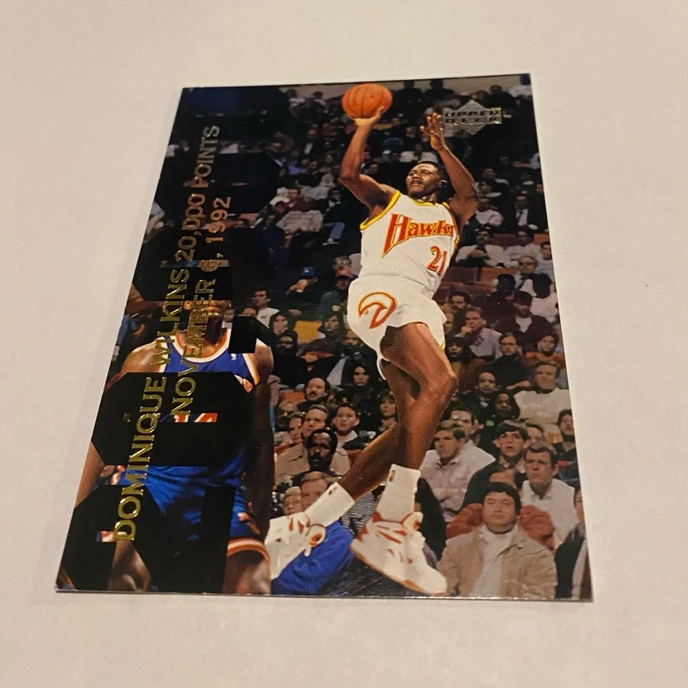 Michael Jordan//Dominique Wilkins 1993 Upper Deck Basketball Card 20000 points